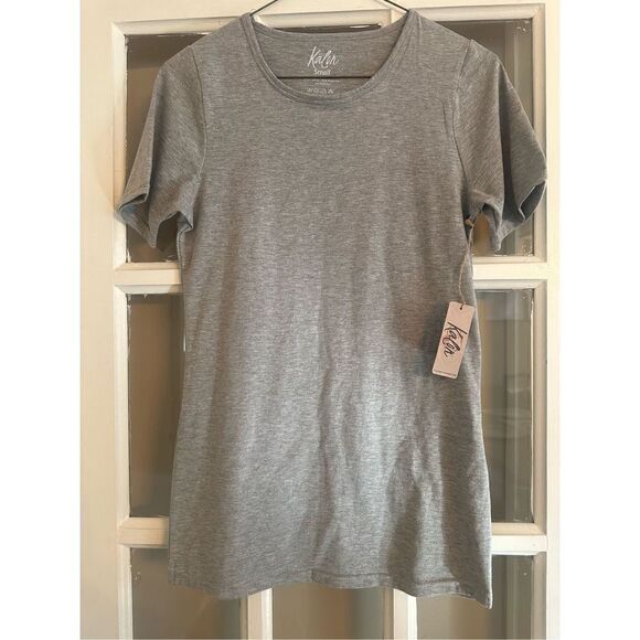 Kalon Women's gray size small Crewneck T-Shirt Base Layer - Picture 5 of 6